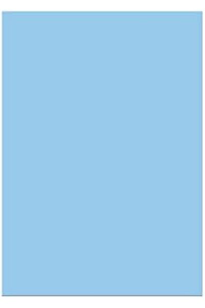 Mena Rise Diyar-Ifırsatshop A5 Cardboard Cover Notepad, Pastel Series, 80 Sheets, Plain, Baby Blue 101715