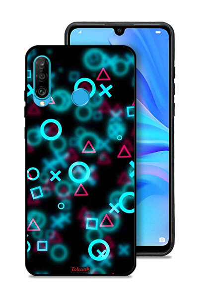 Tolwak غطاء حماية لهاتف هواوي بي 30 لايت برسومات أيقونات لعبة الحبار الصغيرة
