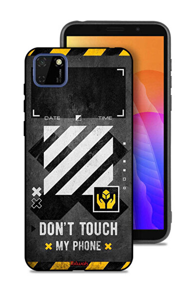 Tolwak Huawei Y5p Protective Case Cover Do Not Touch My Phone