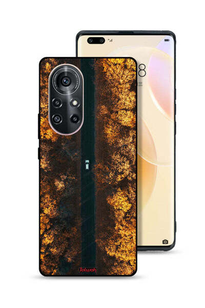 Tolwak غطاء حماية لهاتف هواوي نوفا 8 برو - طريق في أشجار الخريف