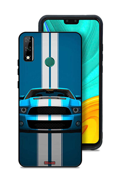 Tolwak Huawei Y8s Protective Case Cover Car Abstract Art