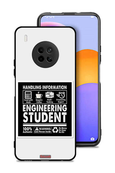 Tolwak غطاء حماية لهاتف هواوي Y9a - ملصق طالب هندسة