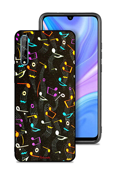 Tolwak غطاء حماية لهاتف هواوي بي سمارت إس بنمط قماش موسيقي