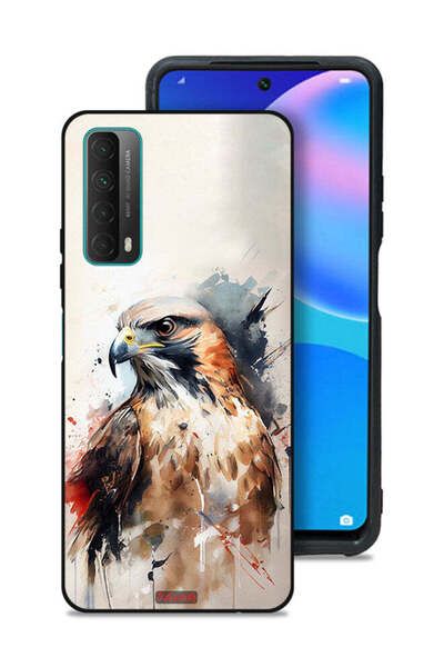 Tolwak غطاء حماية لهاتف هواوي بي سمارت (2021) بتصميم نسر تجريدي