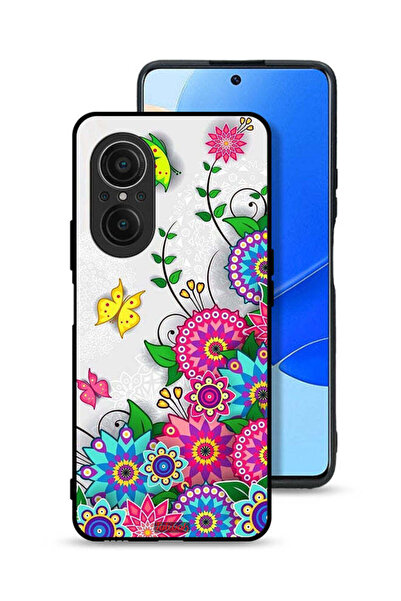 Tolwak غطاء حماية لهاتف هواوي نوفا 9 SE بنقشة زهور ماندالا