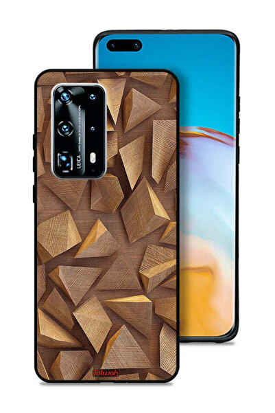 Tolwak غطاء حماية لهاتف هواوي بي 40 برو بلس 5G، قطع خشبية فنية