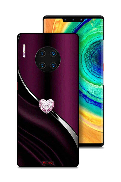 Tolwak غطاء حماية لهاتف هواوي ميت 30 إي برو 5G بتصميم قلب ماسي