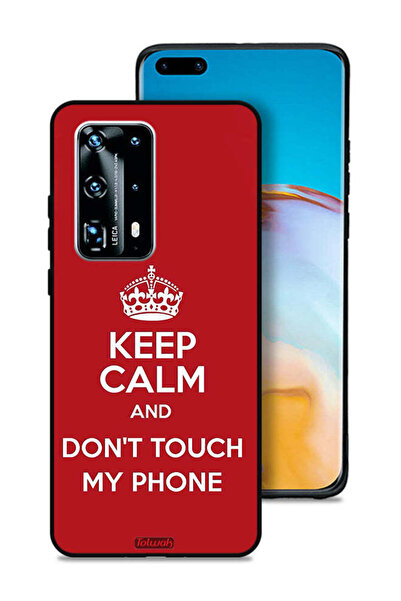 Tolwak غطاء حماية لهاتف هواوي بي 40 برو بلس 5G - حافظ على هدوئك ولا تلمس هاتفي