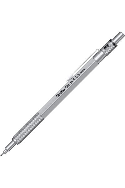 Mena Rise Şirinshop Office Graphx Mechanical Pencil Satin Gray 0.5 mm 1108107