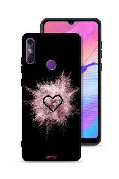 Tolwak غطاء حماية لهاتف هواوي إنجوي 20e بتصميم قلب لامع