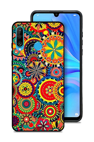 Tolwak غطاء حماية لهاتف هواوي نوفا 4e بنمط ماندالا ملون