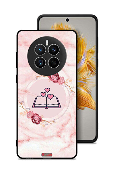 Tolwak غطاء حماية لهاتف هواوي ميت 50 بتصميم ثلاثة قلوب على كتاب