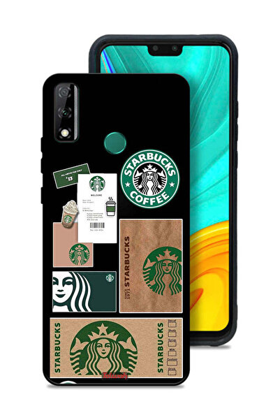 Tolwak غطاء حماية لهاتف هواوي Y8s ملصق ستاربكس