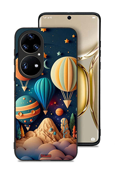 Tolwak غطاء حماية لهاتف هواوي P50 Pro من تصميم بيراشوت آرت
