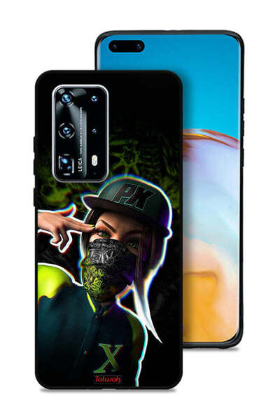 Tolwak غطاء حماية لهاتف هواوي بي 40 برو بلس 5G برسومات فنية جمالية للبنات