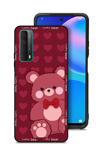 Tolwak غطاء حماية لهاتف هواوي Y7a الدب المحظوظ