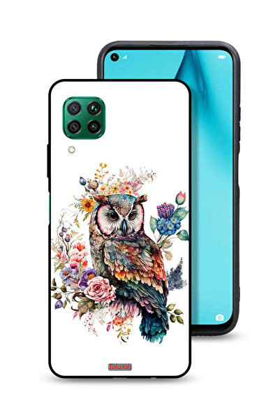 Tolwak غطاء حماية لهاتف هواوي نوفا 7i بتصميم بومة فنية تجريدية