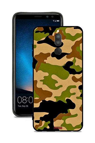 Tolwak غطاء حماية لهاتف هواوي ميت 10 لايت بنمط رقمي تجريدي مموه