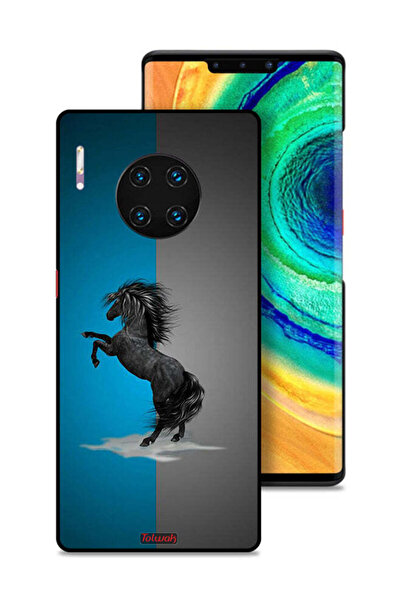 Tolwak غطاء حماية لهاتف هواوي ميت 30 إي برو 5G برسومات حصان