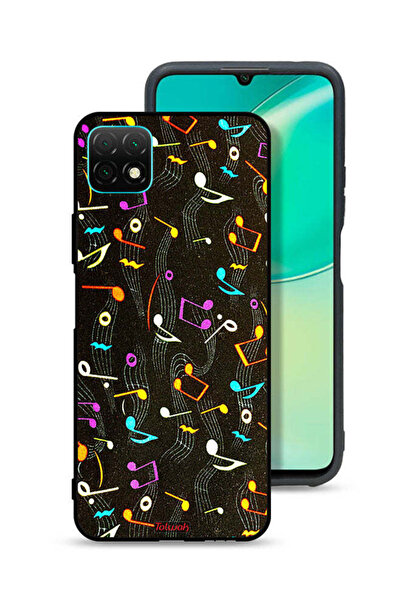 Tolwak غطاء حماية لهاتف هواوي نوفا Y60 بنمط قماش موسيقي