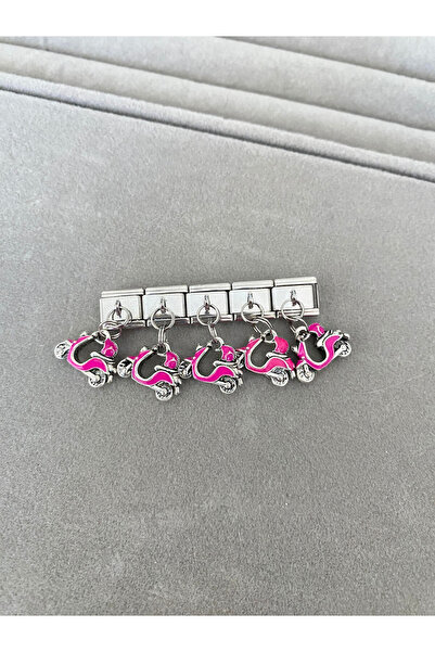 kubotique Sallantılı Pembe Motor Charm