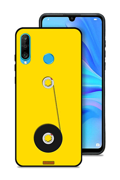 Tolwak غطاء حماية لهاتف هواوي P30 لايت بتصميم عجلة كاسيت