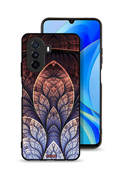 Tolwak غطاء حماية لهاتف هواوي نوفا Y70 بتصميم تجريدي زهري فركتالي