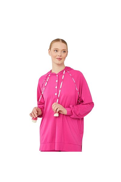 Levidor Hooded Asymmetric Cut Sports Suit