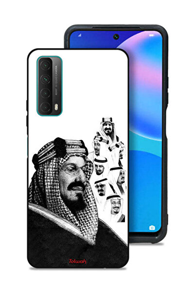 Tolwak غطاء حماية لهاتف هواوي Y7a - ملصق ملوك المملكة العربية السعودية باللون...