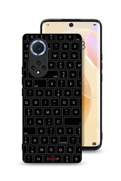 Tolwak غطاء حماية لهاتف هواوي نوفا 9 بنمط مفاتيح لوحة المفاتيح العشوائية