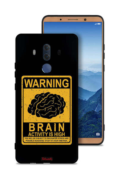 Tolwak غطاء حماية لهاتف هواوي ميت 10 برو تحذير من ارتفاع نشاط الدماغ