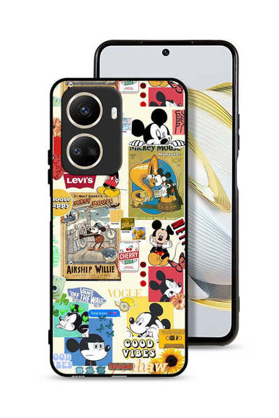 Tolwak غطاء حماية لهاتف هواوي نوفا 10 SE مع ملصقات ورسومات سعيدة