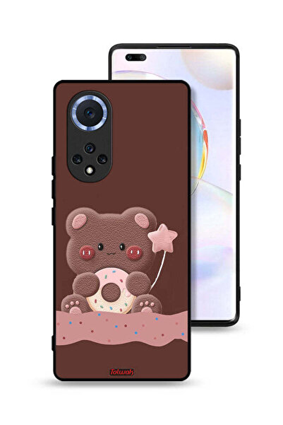 Tolwak غطاء حماية لهاتف Honor 50 Pro على شكل دب دونات