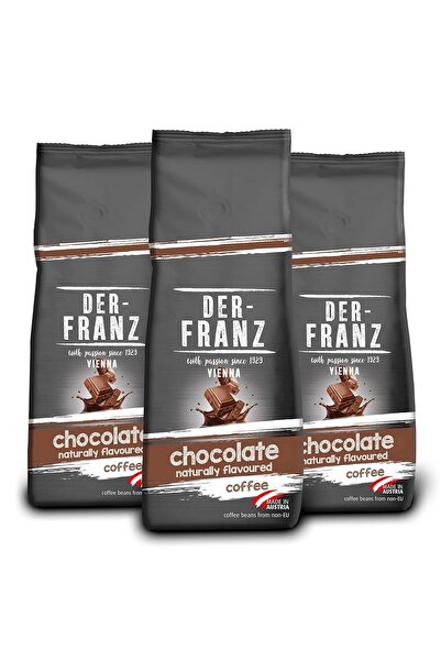 Der-Franz Cafea Boabe Chocolate(CIOCOLATA), 3 X 500g