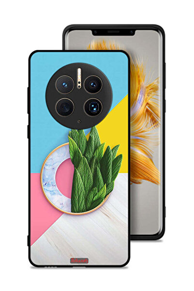 Tolwak غطاء حماية لهاتف هواوي ميت 50 برو بنمط أوراق تجريدية