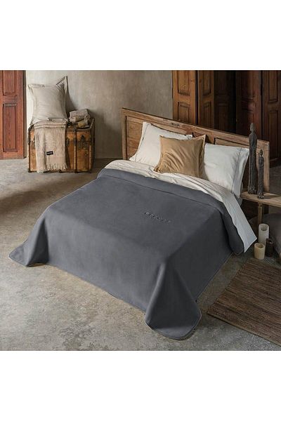 ROCHAS Plain blanket, Rochas brand, made in Spain (for two people, 220 x 240)