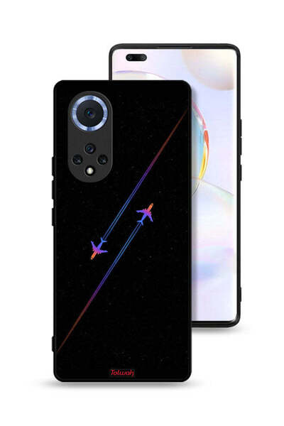Tolwak غطاء حماية لهاتف Honor 50 Pro برسومات طائرات