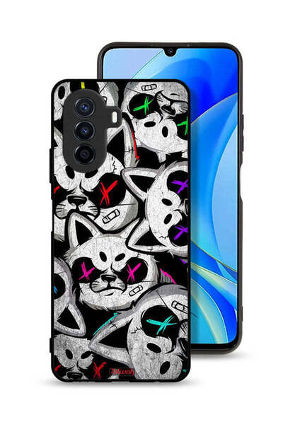 Tolwak غطاء حماية لهاتف هواوي نوفا Y70 بطبعة قطط مارشميلو