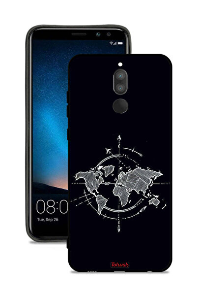 Tolwak غطاء حماية لهاتف هواوي ميت 10 لايت بتصميم فن البوصلة
