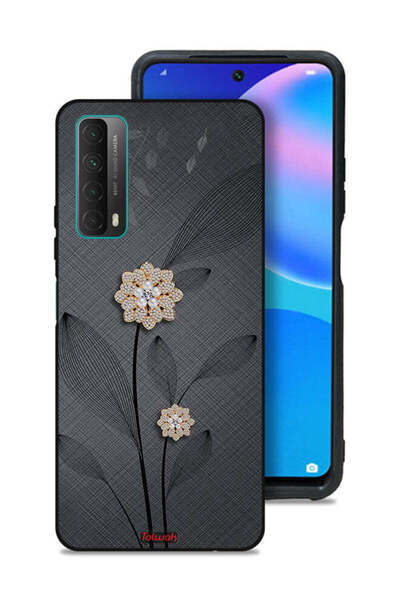 Tolwak غطاء حماية لهاتف هواوي بي سمارت (2021) - تصميم زهور ماسية