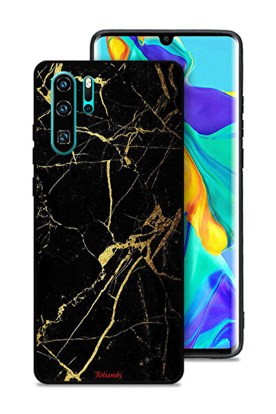 Tolwak غطاء حماية لهاتف هواوي بي 30 برو - رخام متصدع