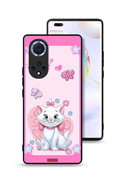 Tolwak غطاء حماية لهاتف Honor 50 Pro على شكل قطة لطيفة