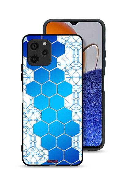 Tolwak غطاء حماية لهاتف هواوي نوفا Y61 بنمط شبكات أيقونات سداسية الشكل