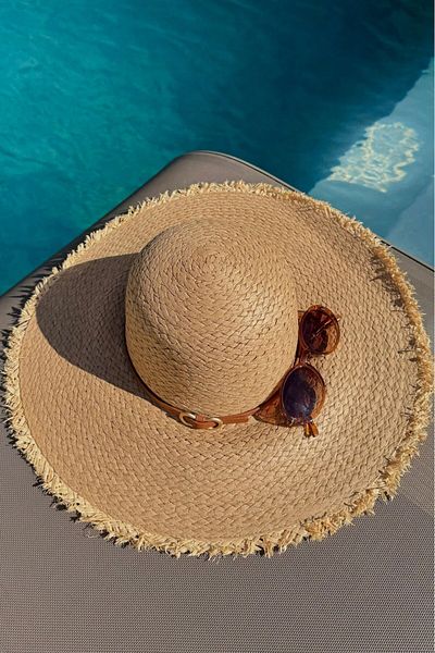 lurex moda Straw Hat