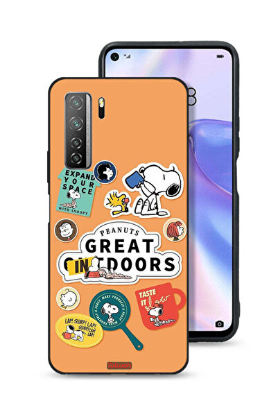 Tolwak غطاء حماية لهاتف هواوي P40 لايت 5G، ملصقات الفول السوداني