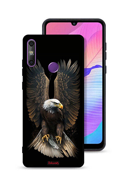 Tolwak غطاء حماية لهاتف هواوي إنجوي 20e بتصميم أجنحة نسر منتشرة