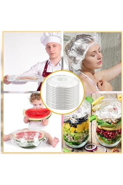 Mena Rise Diyar-Ifırsatshop Home 100 Pcs Pot, Plate Cap, Disposable Durable Rubber Bag
