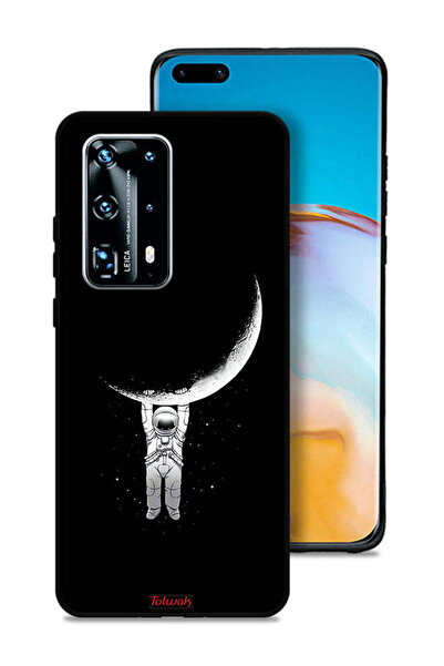 Tolwak غطاء حماية لهاتف هواوي بي 40 برو بلس 5G معلق على شكل قمر