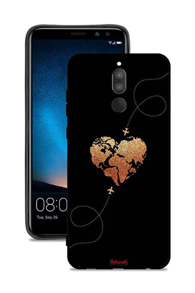 Tolwak غطاء حماية لهاتف هواوي ميت 10 لايت - طائرات تلامس القلب