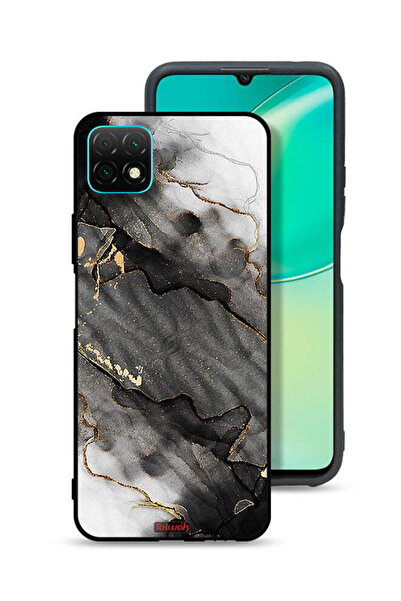 Tolwak غطاء حماية لهاتف هواوي نوفا Y60 بلون رخامي لامع